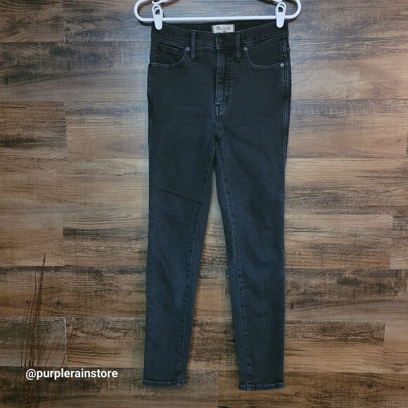 Madewell Jeans 27 Skinny 10" High Rise Starkey Wash MA977 Tummy Control Stretch - Picture 1 of 13